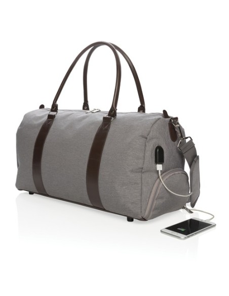 Bolsa fin de semana con salida USB A