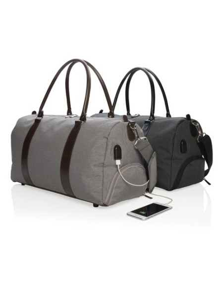 Bolsa fin de semana con salida USB A