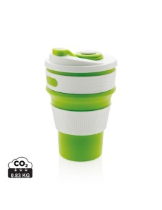 Taza plegable de silicona