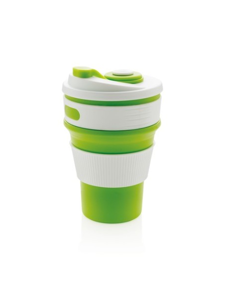 Taza plegable de silicona