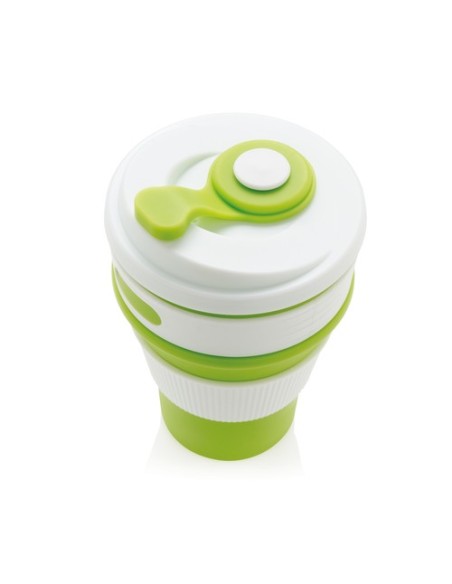 Taza plegable de silicona