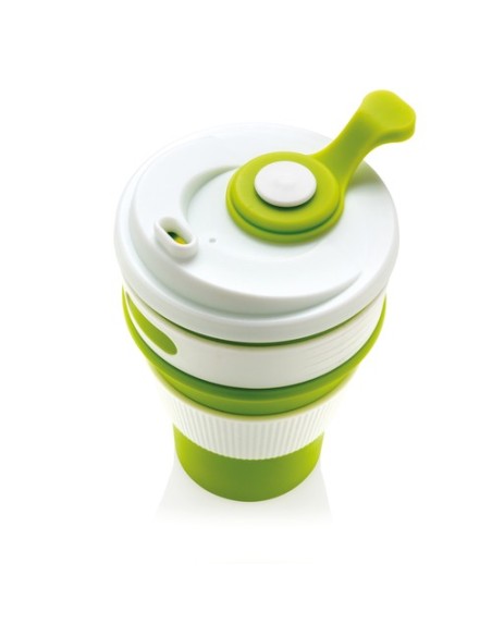 Taza plegable de silicona