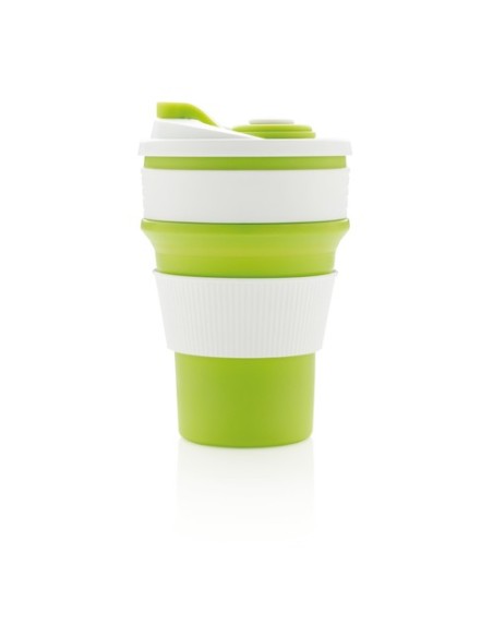 Taza plegable de silicona