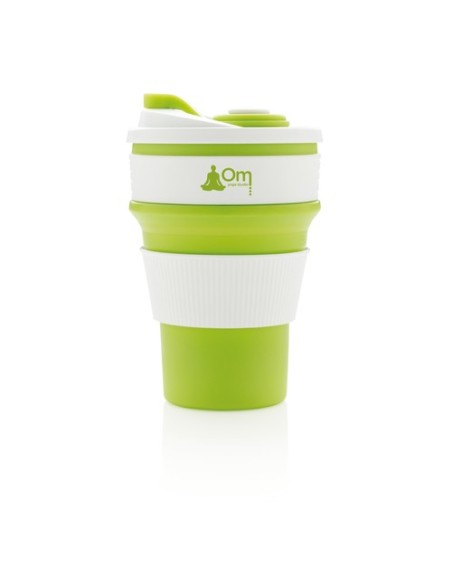 Taza plegable de silicona