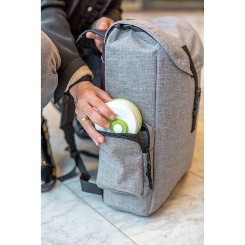 Taza plegable de silicona