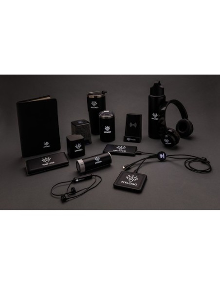 Auriculares inalámbricos con iluminación del logo