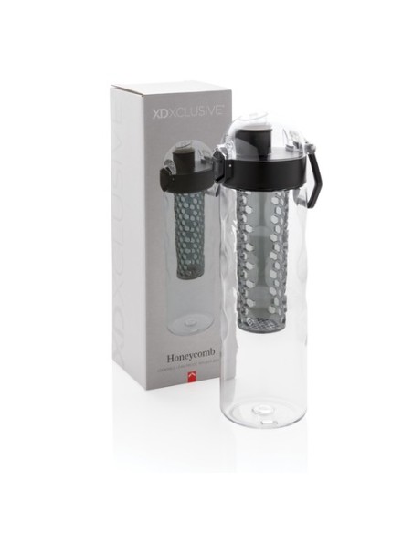 Botella infusora Honeycomb antigoteo