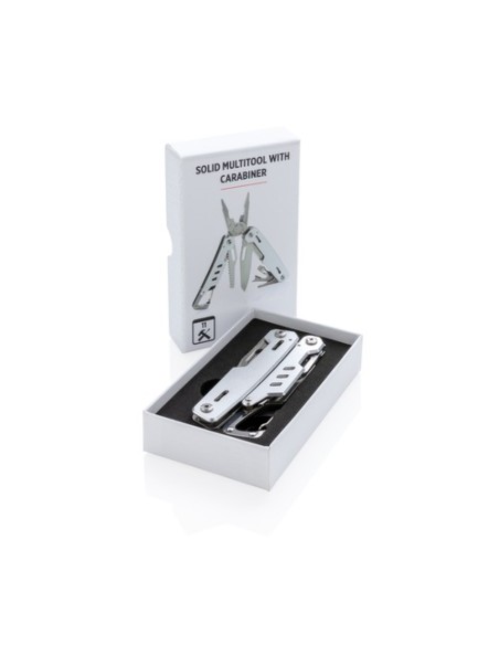 Multiherramienta Solid con mosquetón