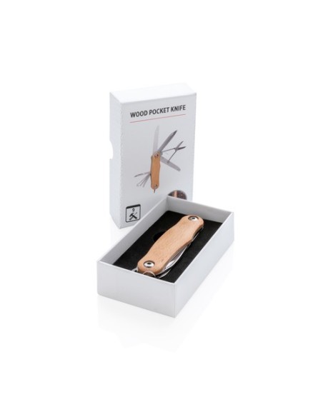 Multiusos de bolsillo de madera