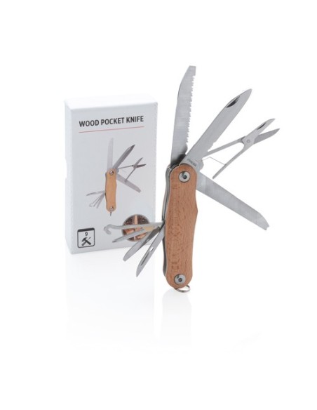 Multiusos de bolsillo de madera