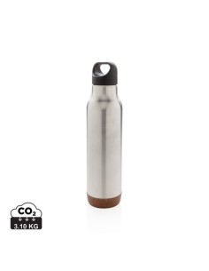 Botella al vacío de corcho antigoteo