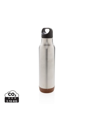 Botella al vacío de corcho antigoteo