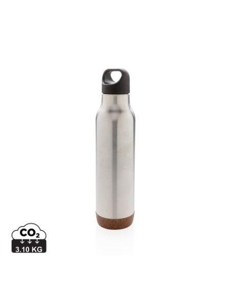 Botella al vacío de corcho antigoteo