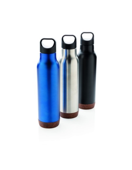 Botella al vacío de corcho antigoteo