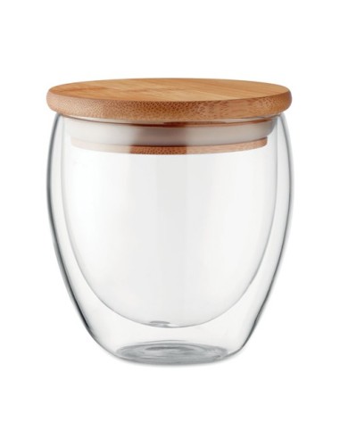 TIRANA SMALL Vaso cristal doble capa 250 ml