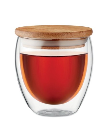 TIRANA SMALL Vaso cristal doble capa 250 ml