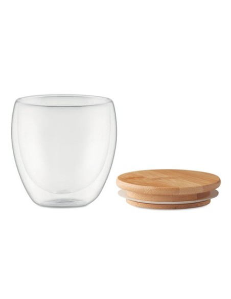 TIRANA SMALL Vaso cristal doble capa 250 ml