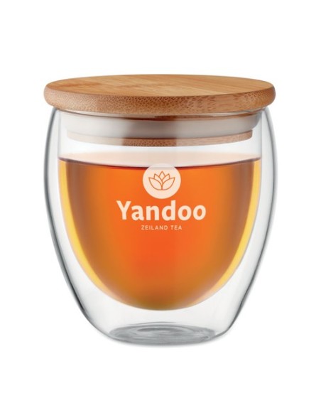 TIRANA SMALL Vaso cristal doble capa 250 ml