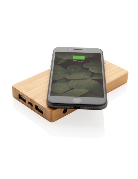 Batería externa Bambú 4000 mAh inalámbrica 5W