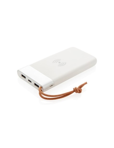 Batería externa Aria 8000 mAh con carga inalámbrica 5W