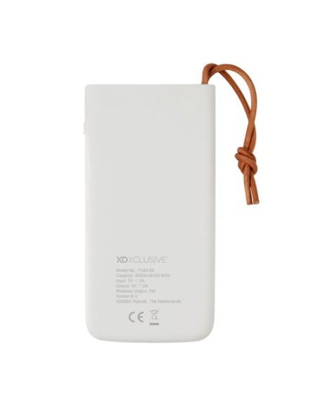 Batería externa Aria 8000 mAh con carga inalámbrica 5W