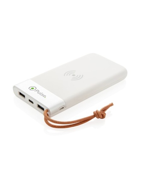 Batería externa Aria 8000 mAh con carga inalámbrica 5W
