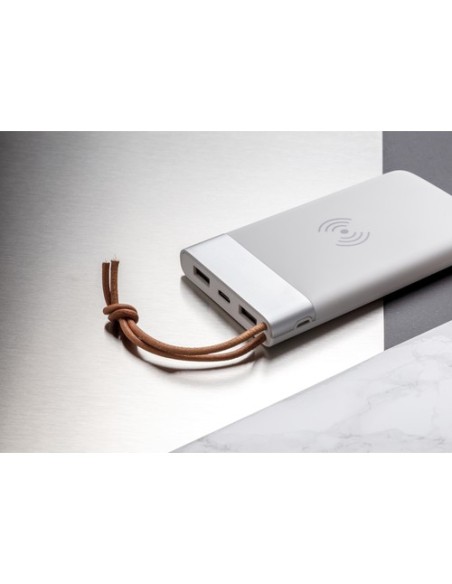 Batería externa Aria 8000 mAh con carga inalámbrica 5W