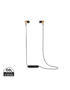 Auriculares inalámbricos bambú