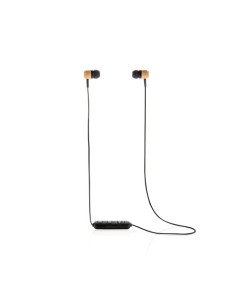 Auriculares inalámbricos bambú 2