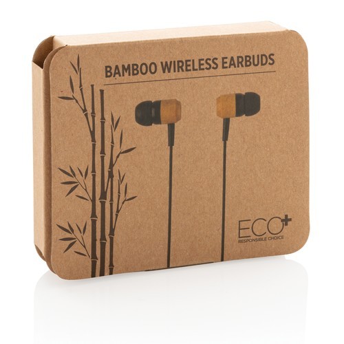 Auriculares inalámbricos bambú