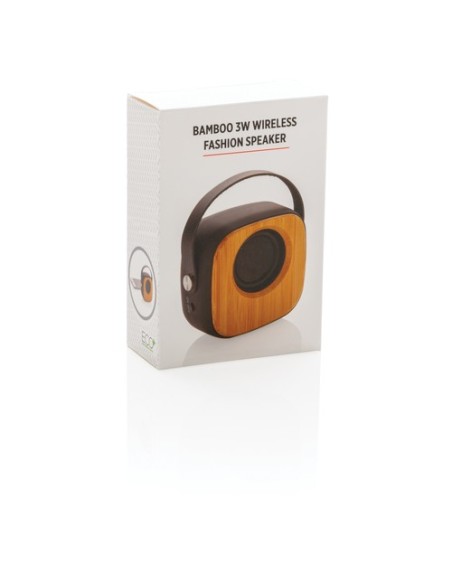 Altavoz inalámbrico moderno Bambú 3W