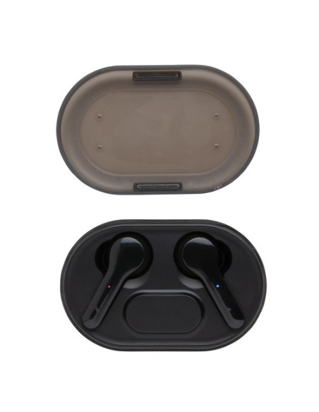 Auriculares TWS con logotipo iluminado en estuche de carga
