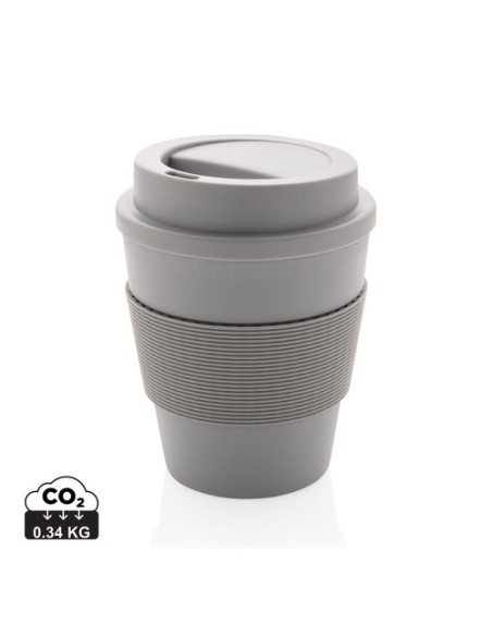 Taza de café reutilizable con tapa de rosca 350ml