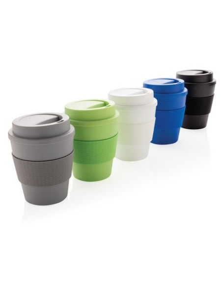 Taza de café reutilizable con tapa de rosca 350ml