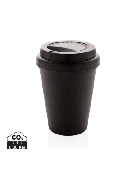 Taza de café reutilizable de doble pared 300ml