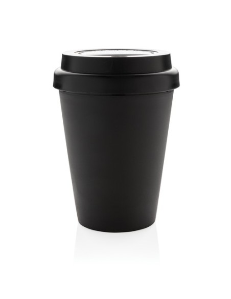 Taza de café reutilizable de doble pared 300ml