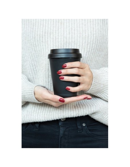 Taza de café reutilizable de doble pared 300ml