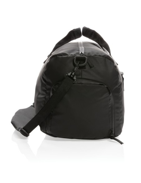 Bolsa Fashion de fin de semana negra sin PVC