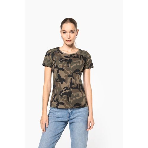 Camiseta camuflaje mujer