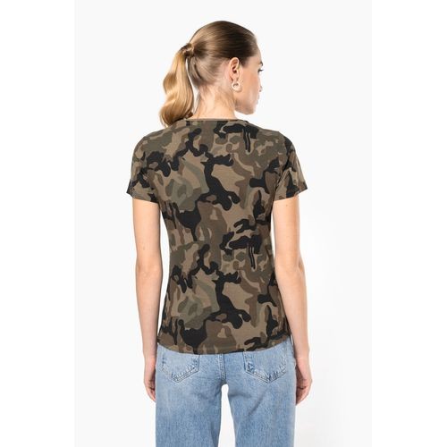 Camiseta camuflaje mujer