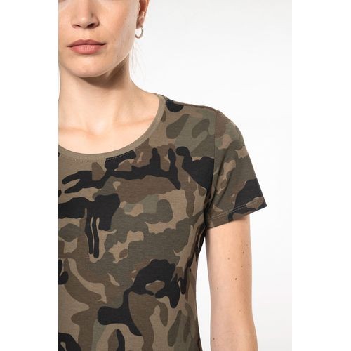 Camiseta camuflaje mujer