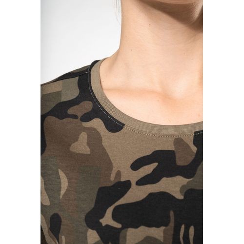 Camiseta camuflaje mujer