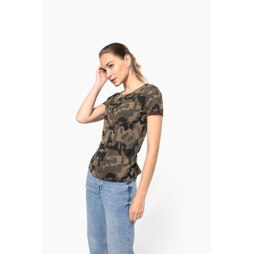 Camiseta camuflaje mujer