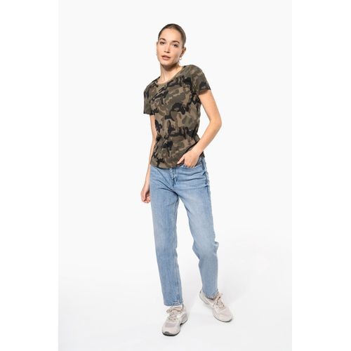 Camiseta camuflaje mujer