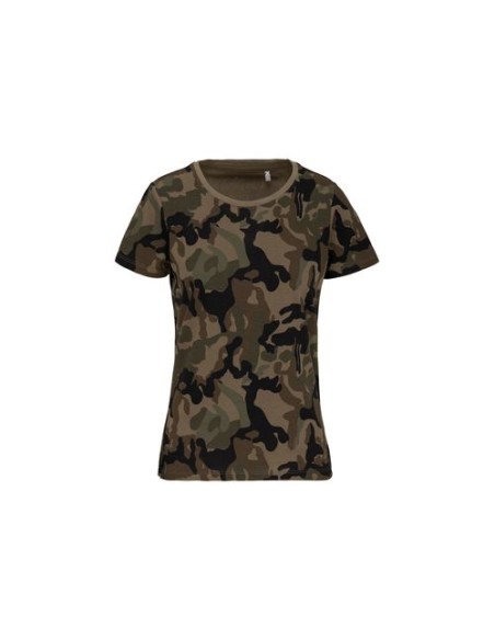 Camiseta camuflaje mujer