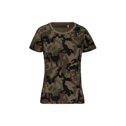 Camiseta camuflaje mujer