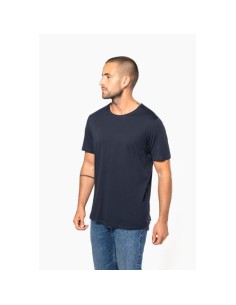 Camiseta orgánica con cuello sin costuras y manga corta...