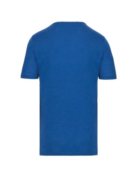 Camiseta orgánica con cuello sin costuras y manga corta hombre