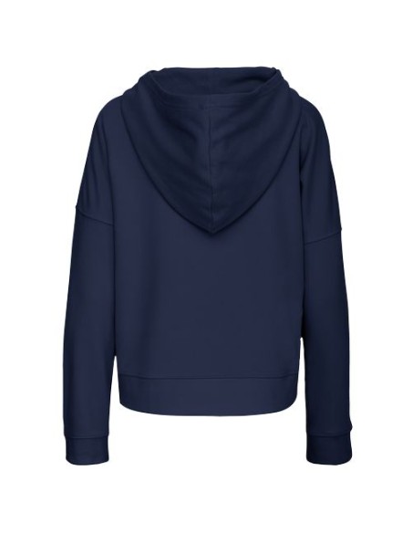 Sudadera Lounge algodón orgánico con capucha mujer