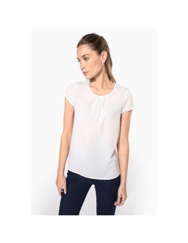 Blusa crepe mujer